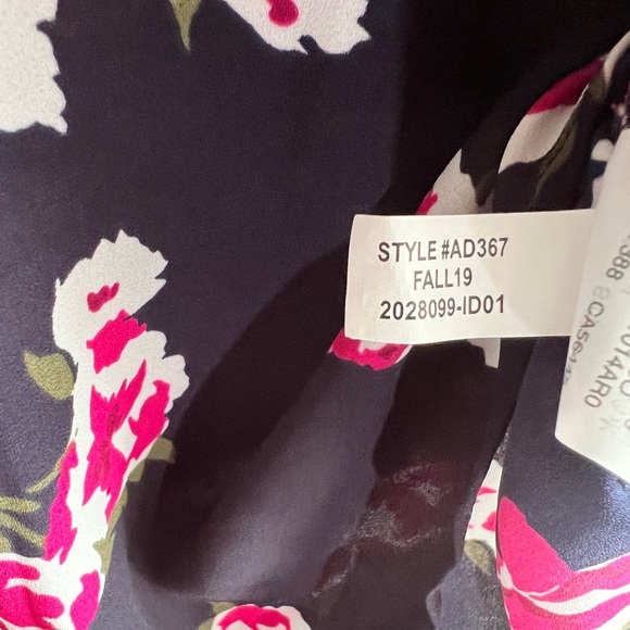 J Crew Factory Drapey Top with Ladder Trim, High Neckline Size 8 - Picture 5 of 5